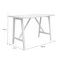 Voir la diapositive 6 : SWEEEK Table haute de jardin bois d'acacia 4 places Paloma naturel 150 x 81 x 100 cm