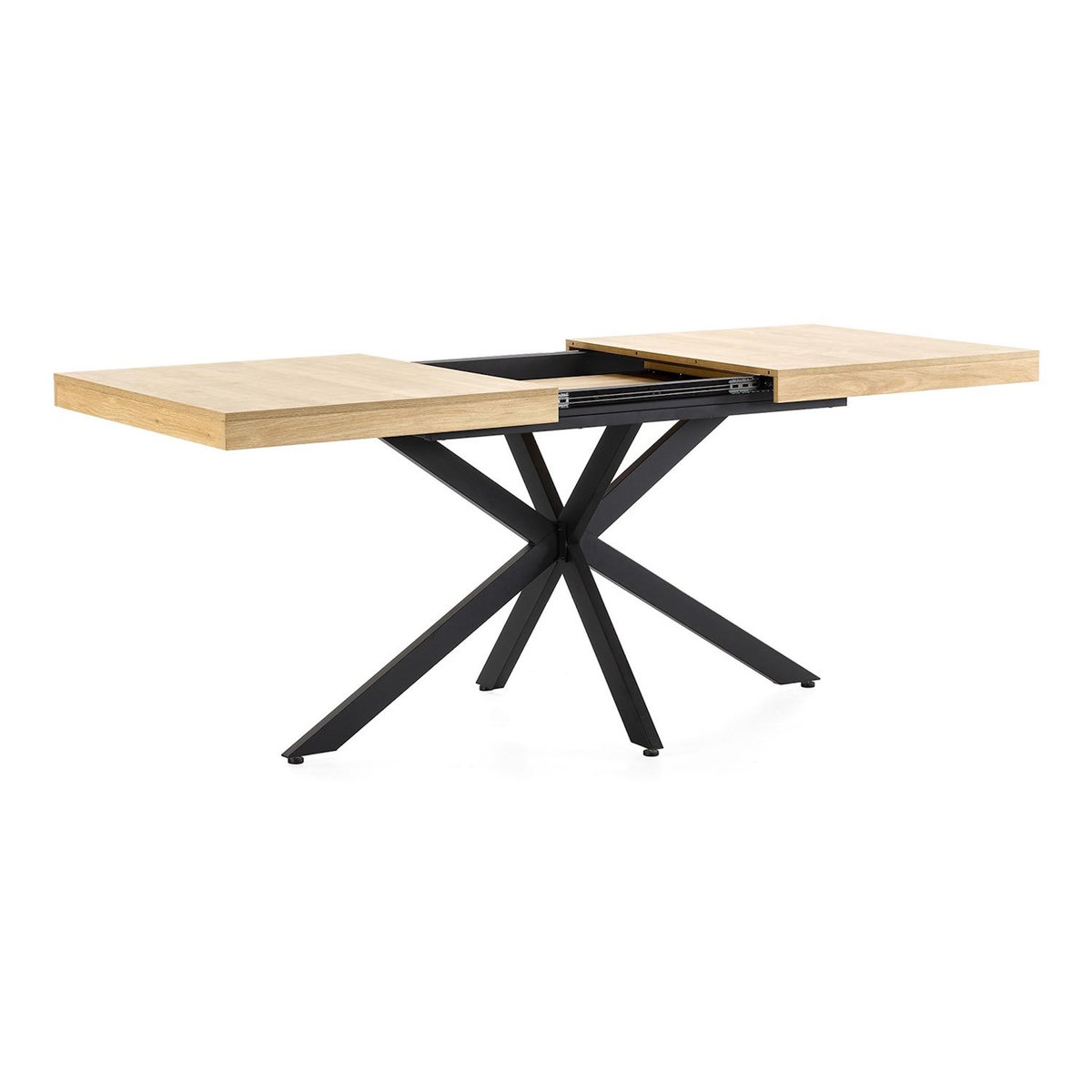 VS VENTA-STOCK Table de salle à manger extensible Genova couleur chêne, 140-180 cm