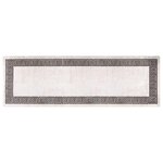 VIDAXL Tapis lavable antiderapant 80x300 cm Beige clair