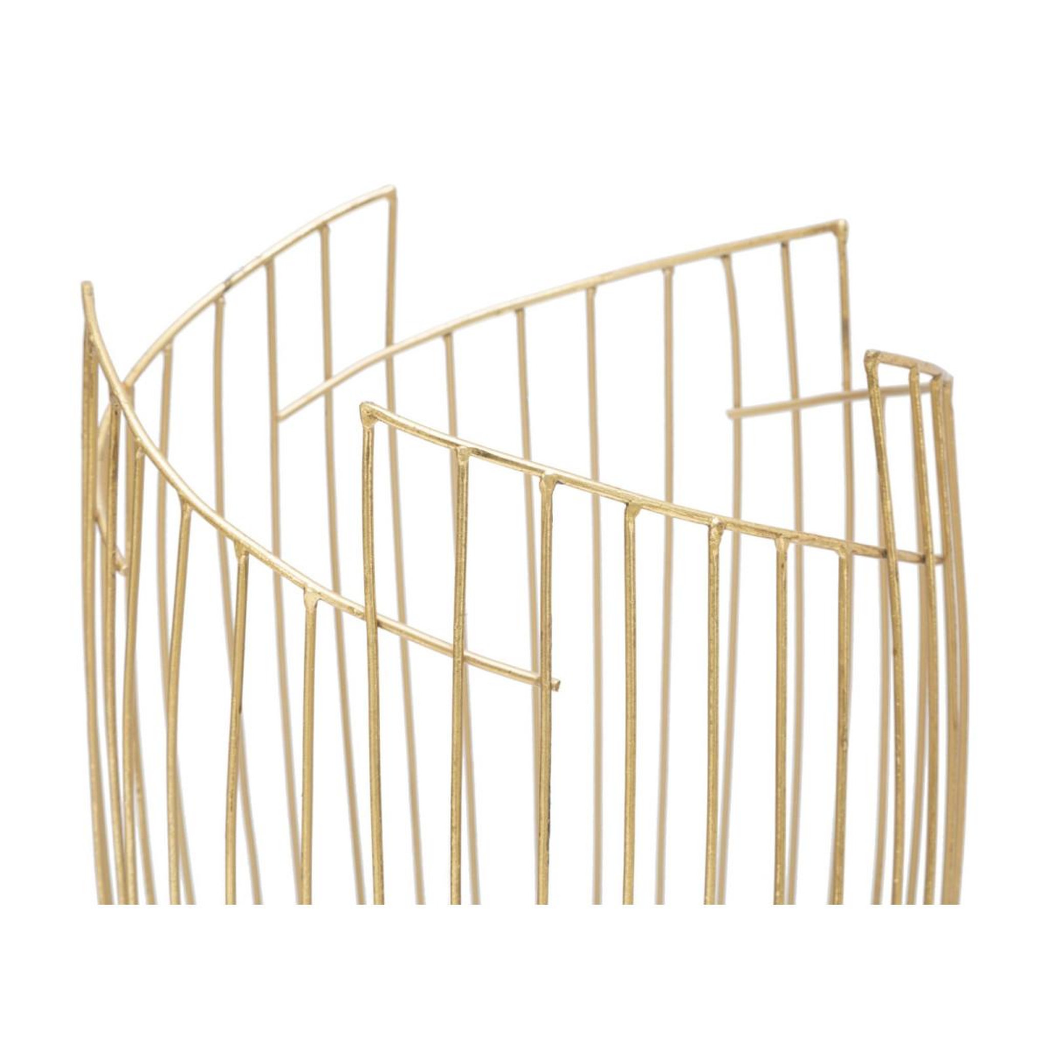 Voir la diapositive 3 : Paris Prix Porte-parapluie design  fashion  69cm or