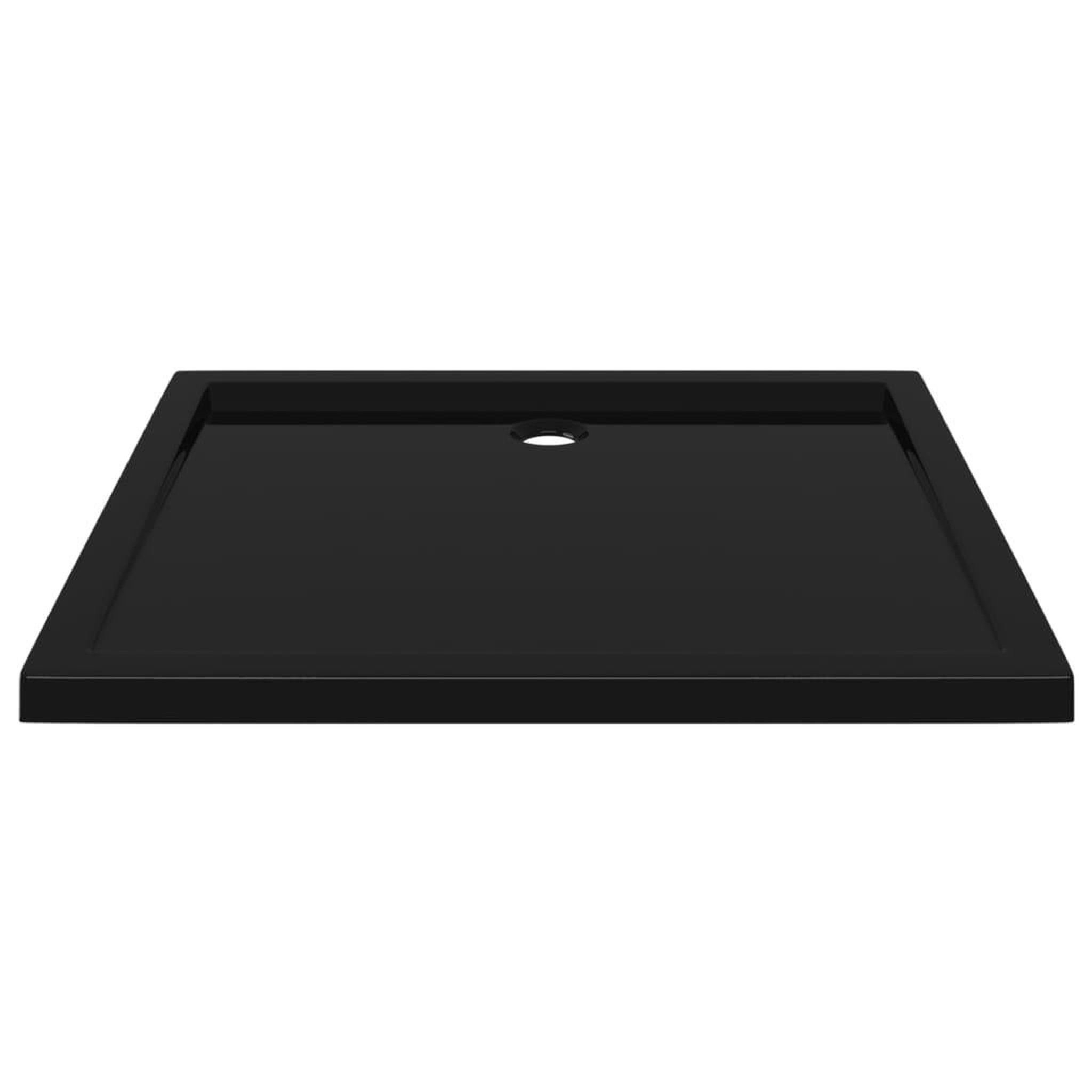 Voir la diapositive 3 : VIDAXL Receveur de douche rectangulaire ABS Noir 80x90 cm