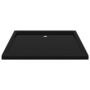 Voir la diapositive 3 : VIDAXL Receveur de douche rectangulaire ABS Noir 80x90 cm