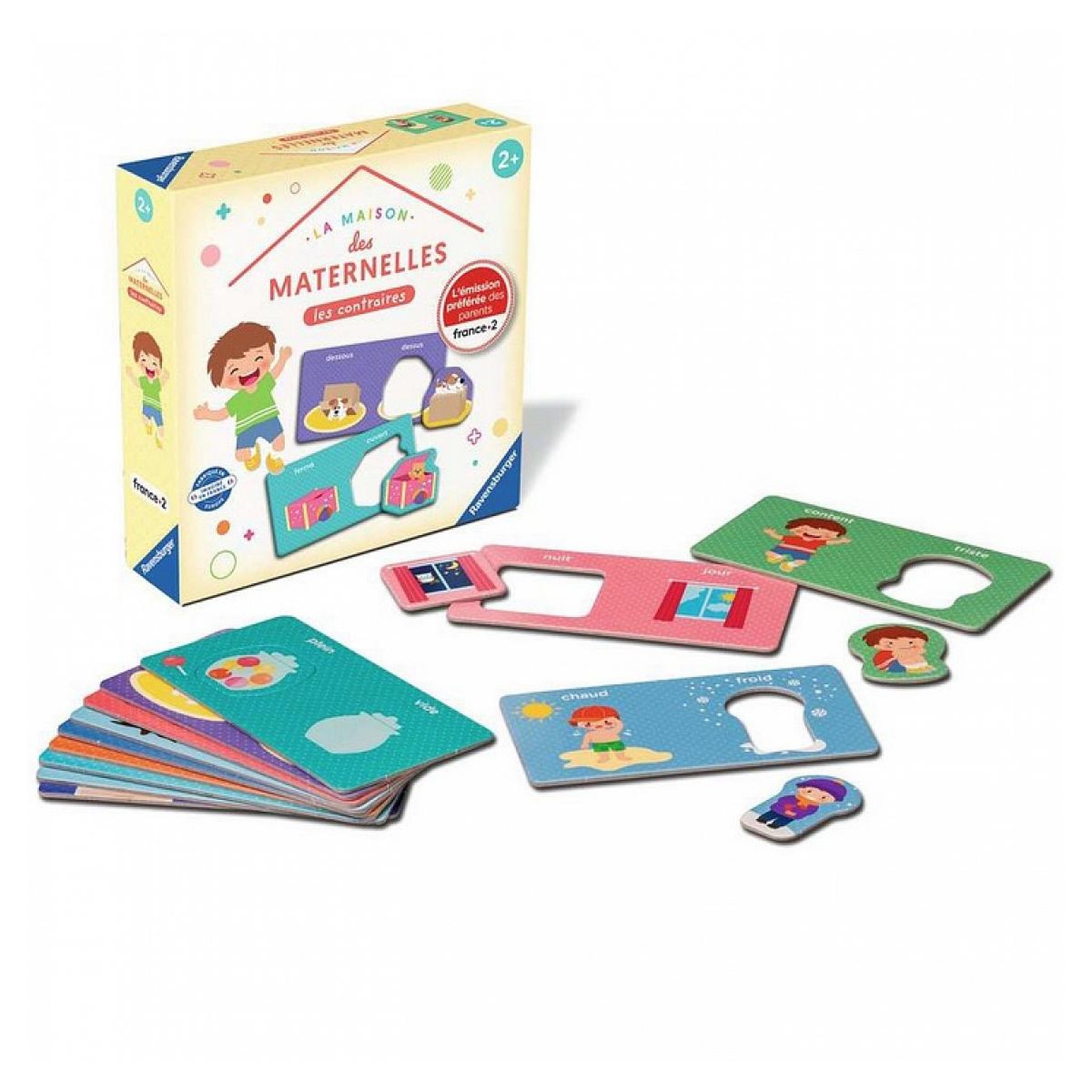 Voir la diapositive 2 : RAVENSBURGER Jeu de Loto Les contraires