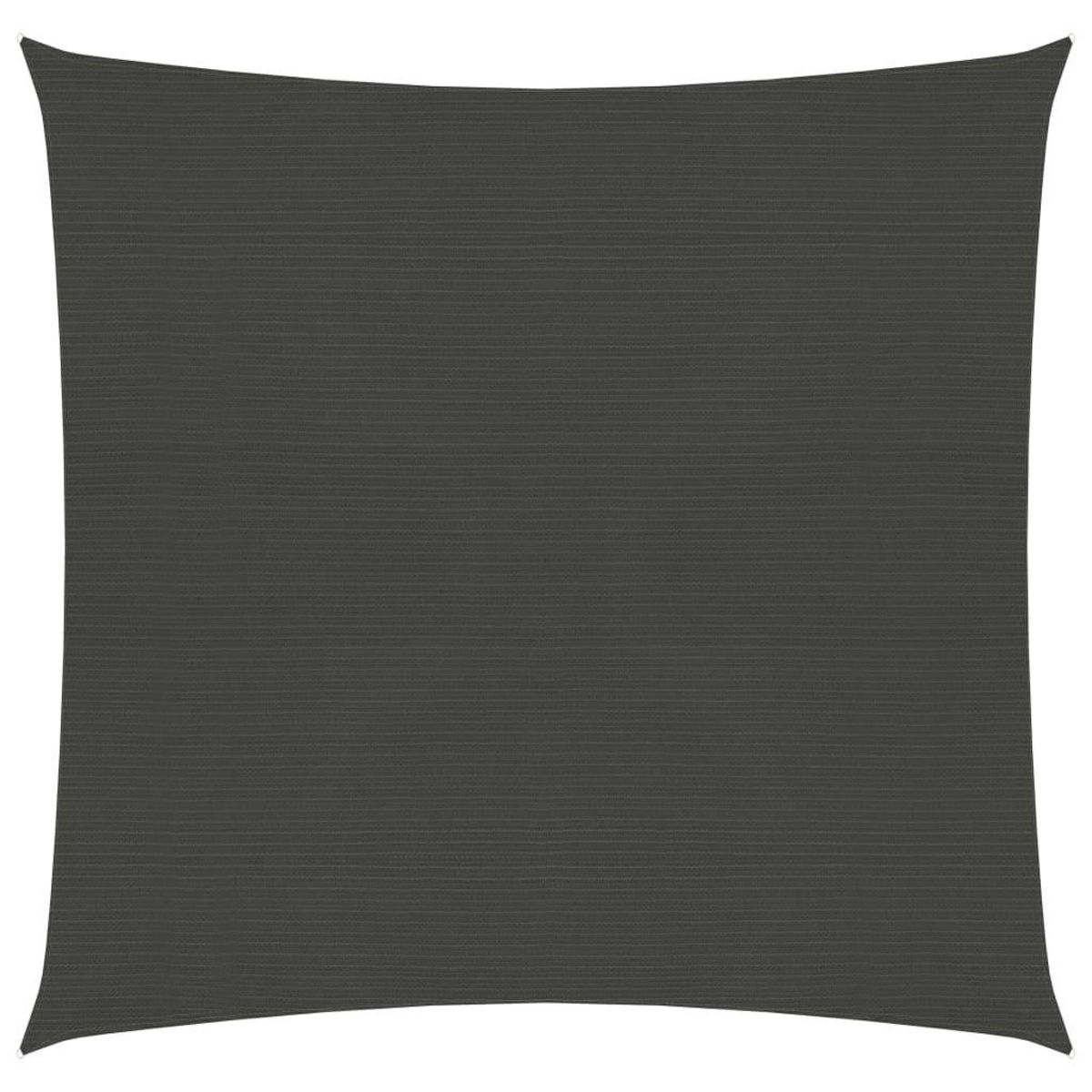 VIDAXL Voile d'ombrage 160 g/m^2 Anthracite 3x3 m PEHD