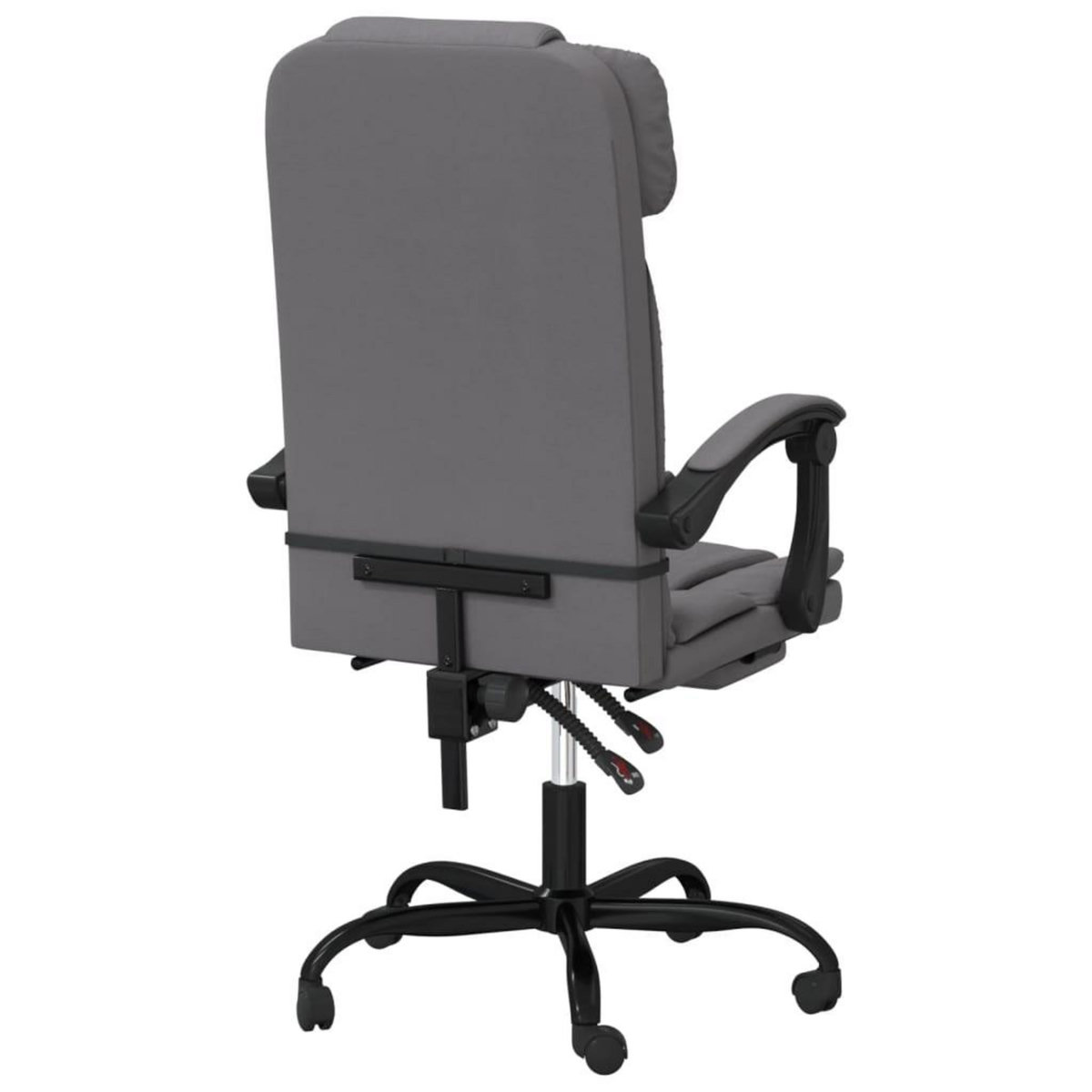 VIDAXL Fauteuil inclinable de bureau Gris Similicuir