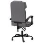 Voir la diapositive 5 : VIDAXL Fauteuil inclinable de bureau Gris Similicuir