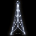 VIDAXL Guirlande de sapin de Noël 363 LED blanc froid 182 cm