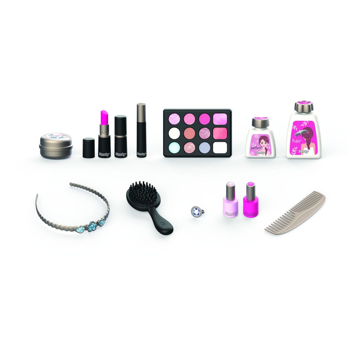 SMOBY Valise My Beauty - Vanity - 13 accessoires