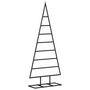 Voir la diapositive 5 : VIDAXL Arbre de Noël en metal pour decoration noir 125 cm