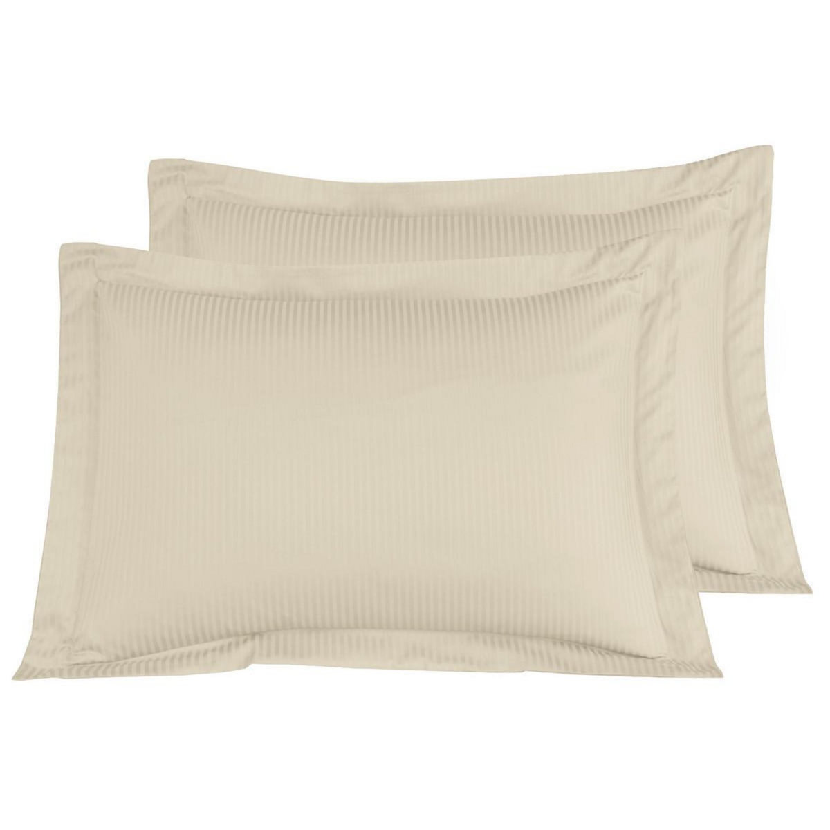 Sensei Maison Parure housse de couette rayée satin + 2 taies 50x70 cm VERSALUXE