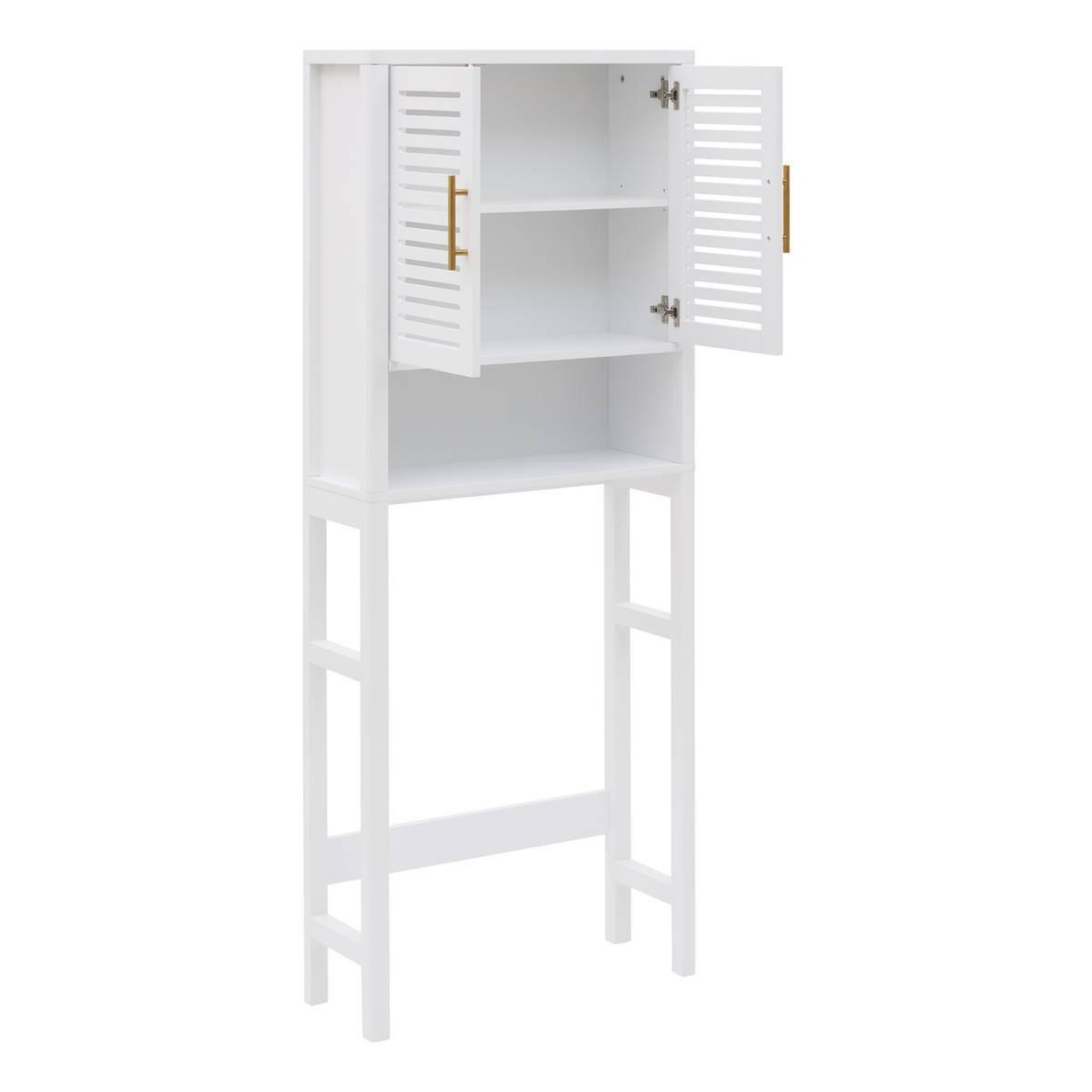 Voir la diapositive 2 : FIVE Meuble wc 2 portes  oréa  165cm blanc