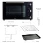 Voir la diapositive 4 : Kitchen move Four multifonction chaleur tournante 58l 2000w noir - bat-58rc