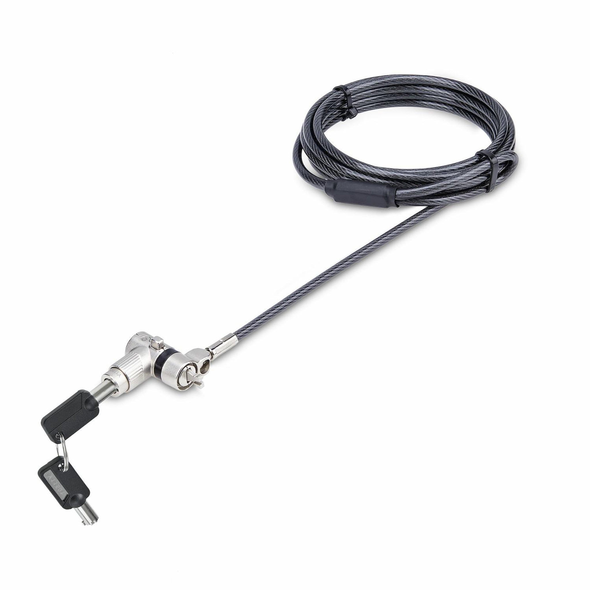 Voir la diapositive 1 : Startech StarTech.com UNIVKA25-LAPTOP-LOCK câble antivol Noir 2 m