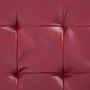 Voir la diapositive 5 : VIDAXL Pouf de rangement 87,5 cm Rouge bordeaux Similicuir