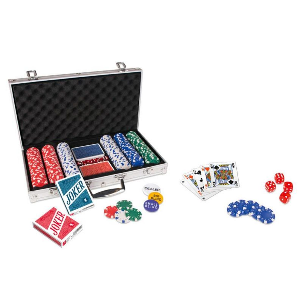Cartamundi Cartamundi - Joker Poker Set in Aluminum Case 106010337