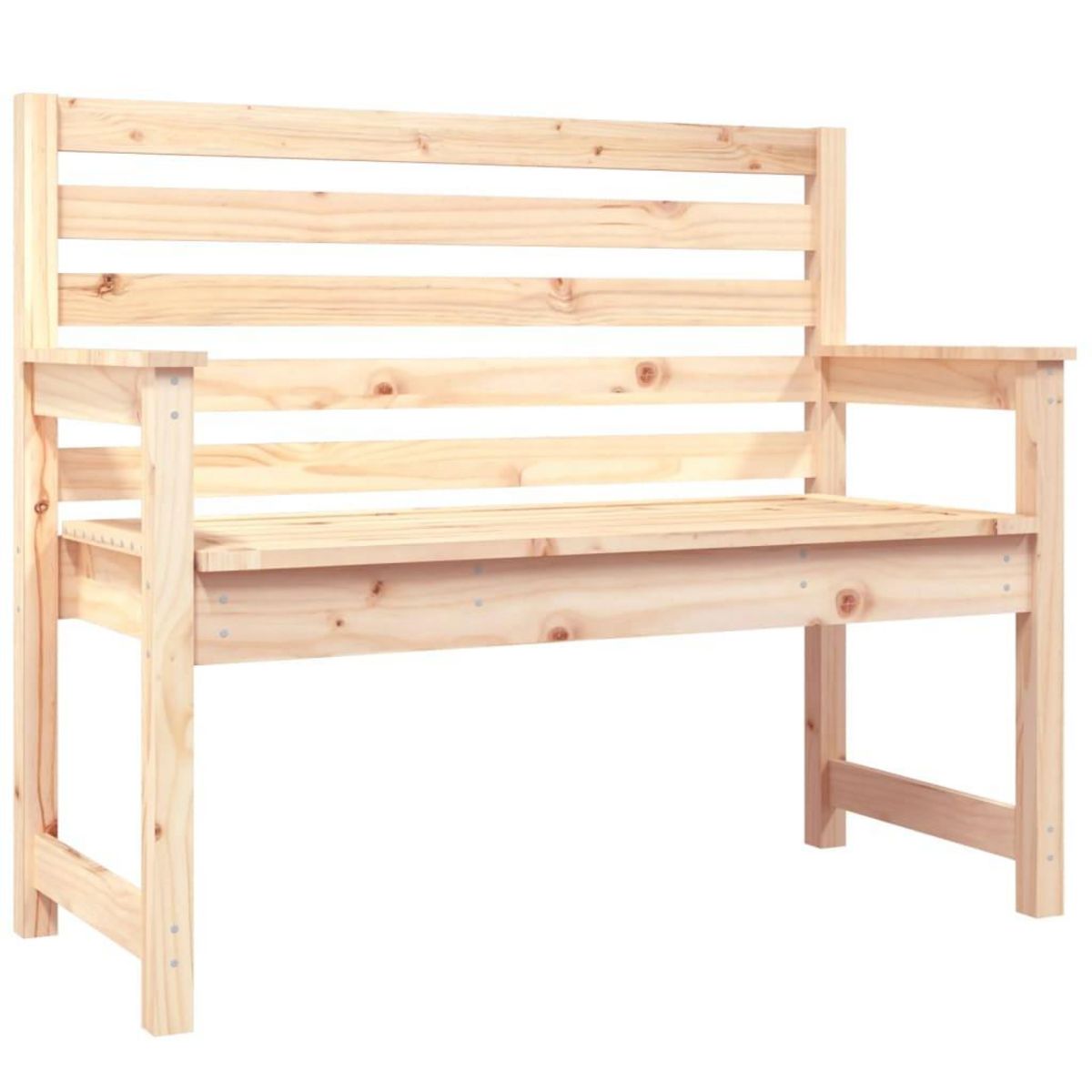 VIDAXL Banc de jardin 109x48x91,5 cm bois massif de pin