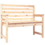 Voir la diapositive 2 : VIDAXL Banc de jardin 109x48x91,5 cm bois massif de pin