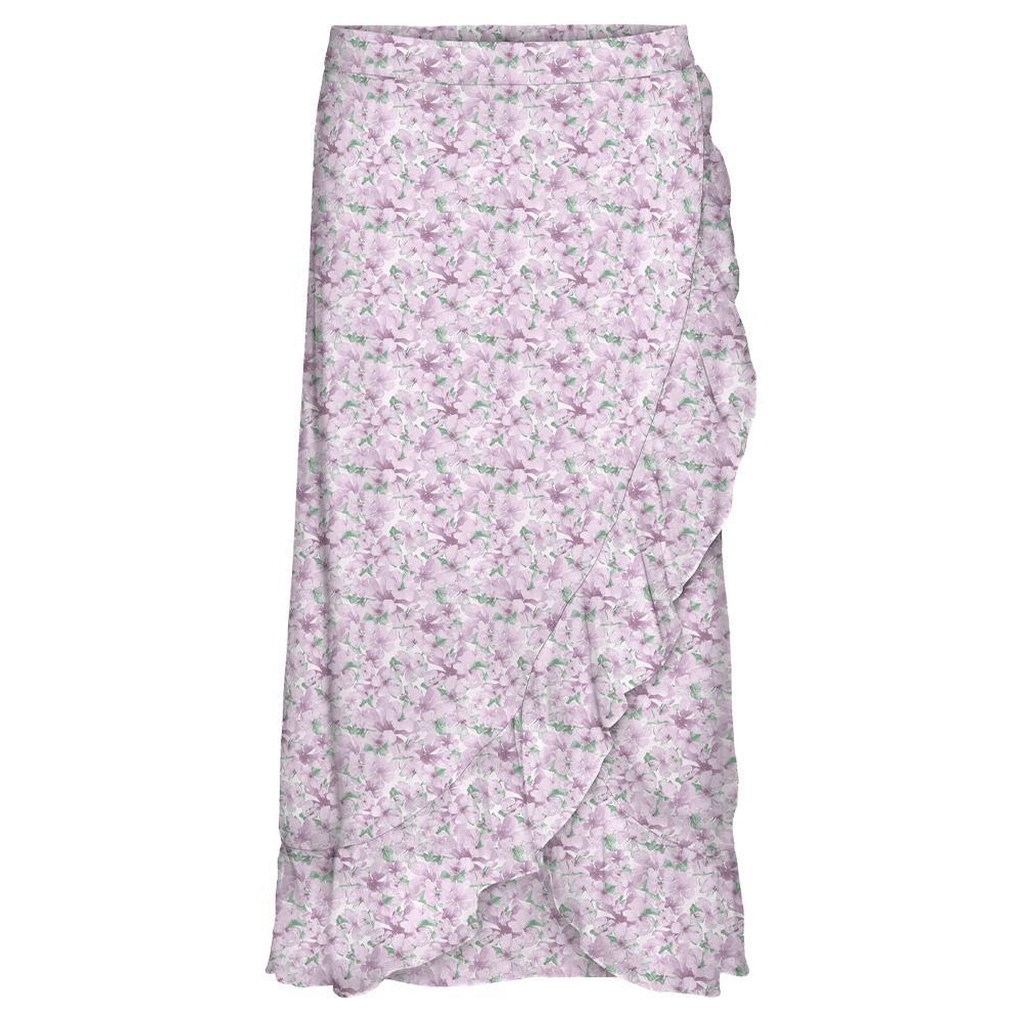 Voir la diapositive 2 : Vero Moda Jupe Violette à fleurs Femme Vero Moda Smilla