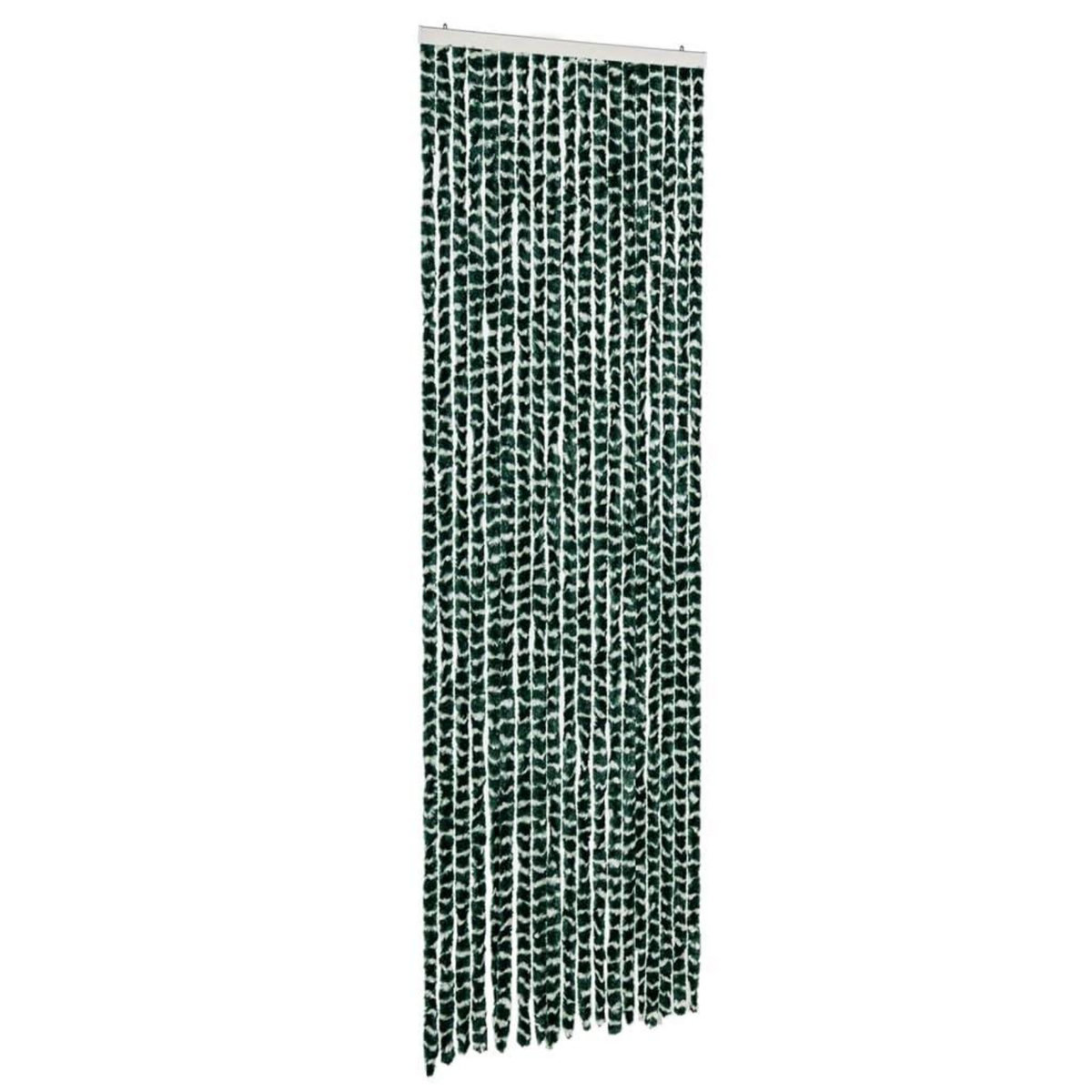 VIDAXL Moustiquaire Vert et blanc 56x185 cm Chenille