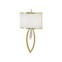 Voir la diapositive 3 : Paris Prix Applique Murale  Vienna  50cm Blanc & Or