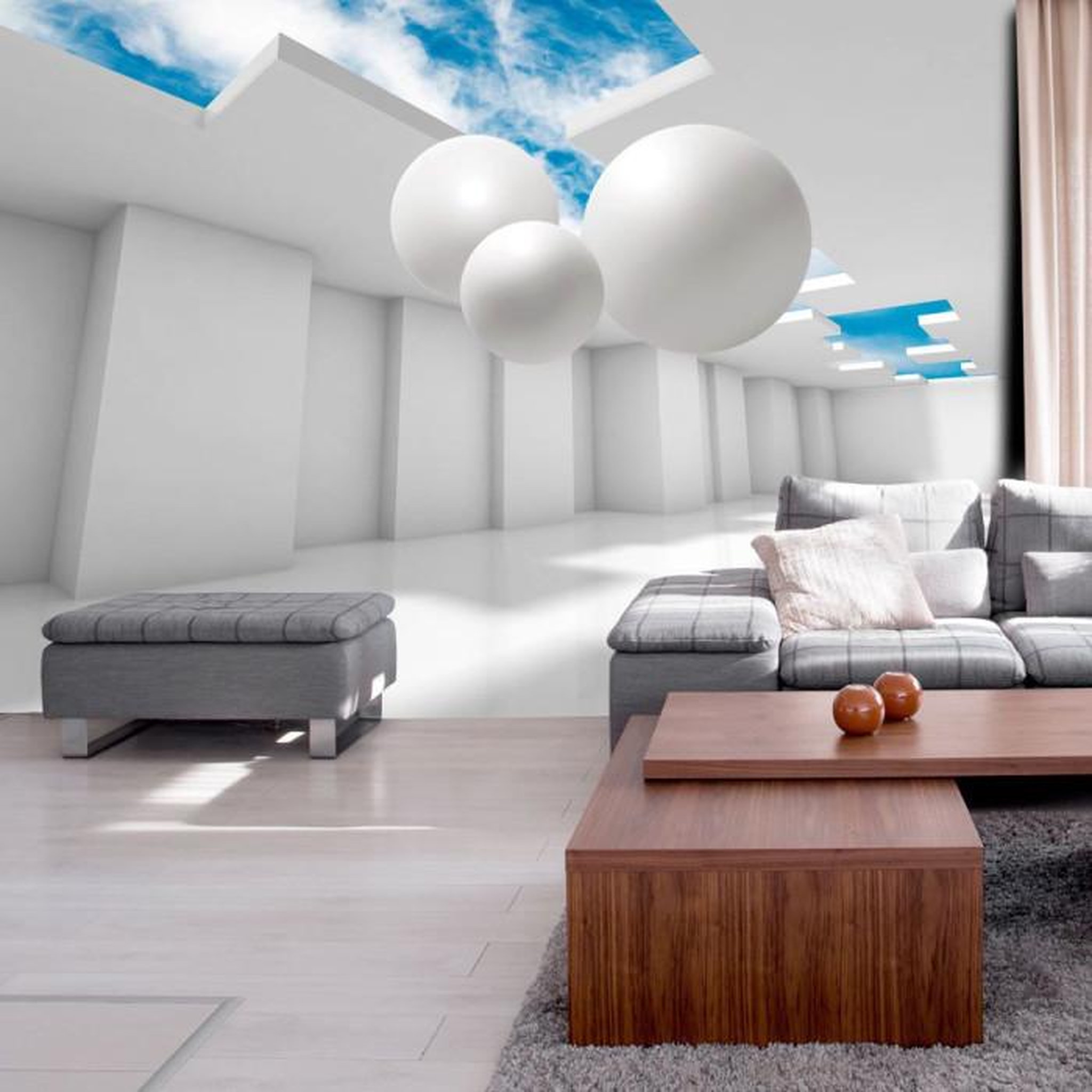 Paris Prix Papier Peint  Architecture of the Future. Coloris disponibles : Multicolore