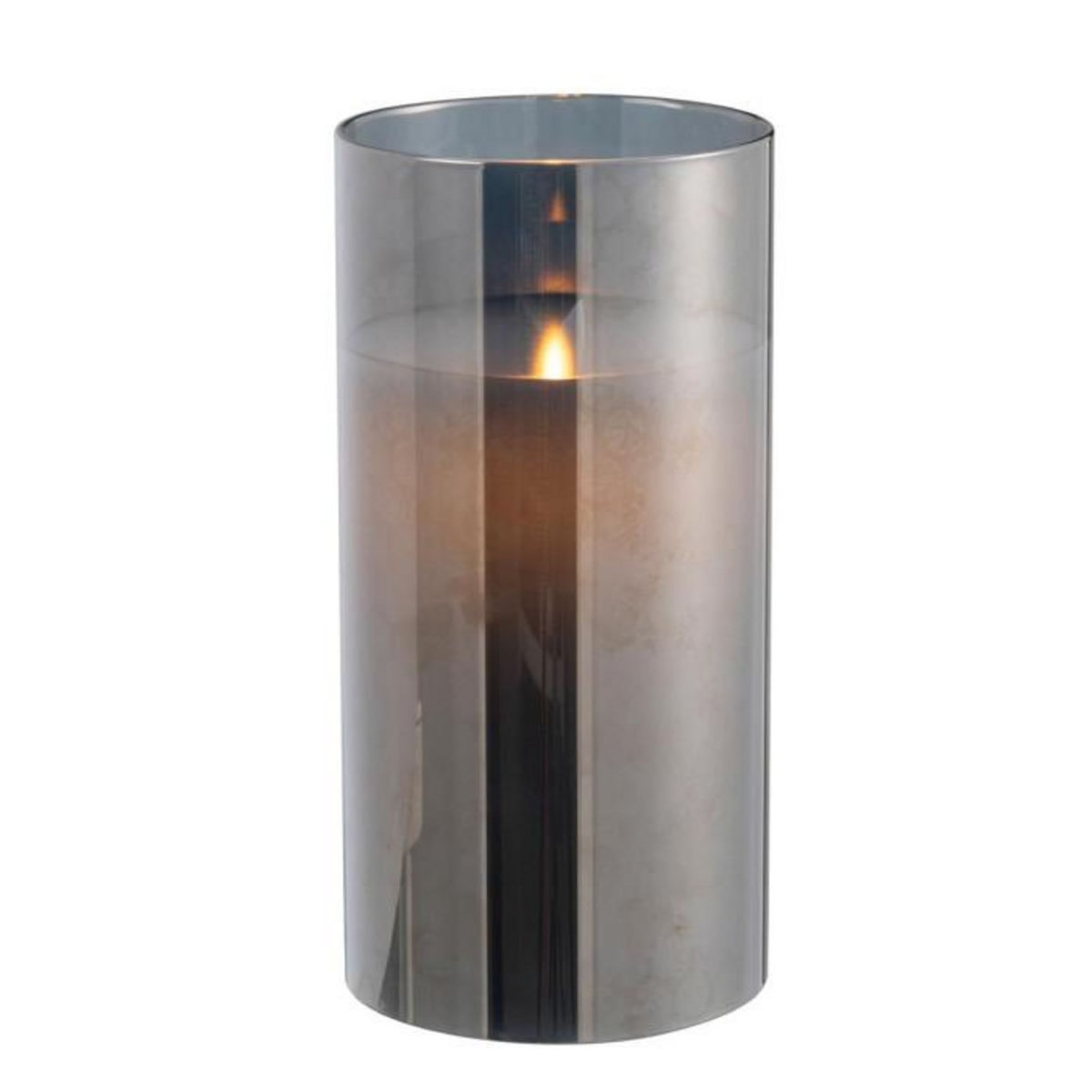 Paris Prix Lampe à Poser en Verre Led  Bright  20cm Gris