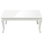 Voir la diapositive 3 : VIDAXL Table basse blanc brillant 100x50x42 cm bois d'ingenierie