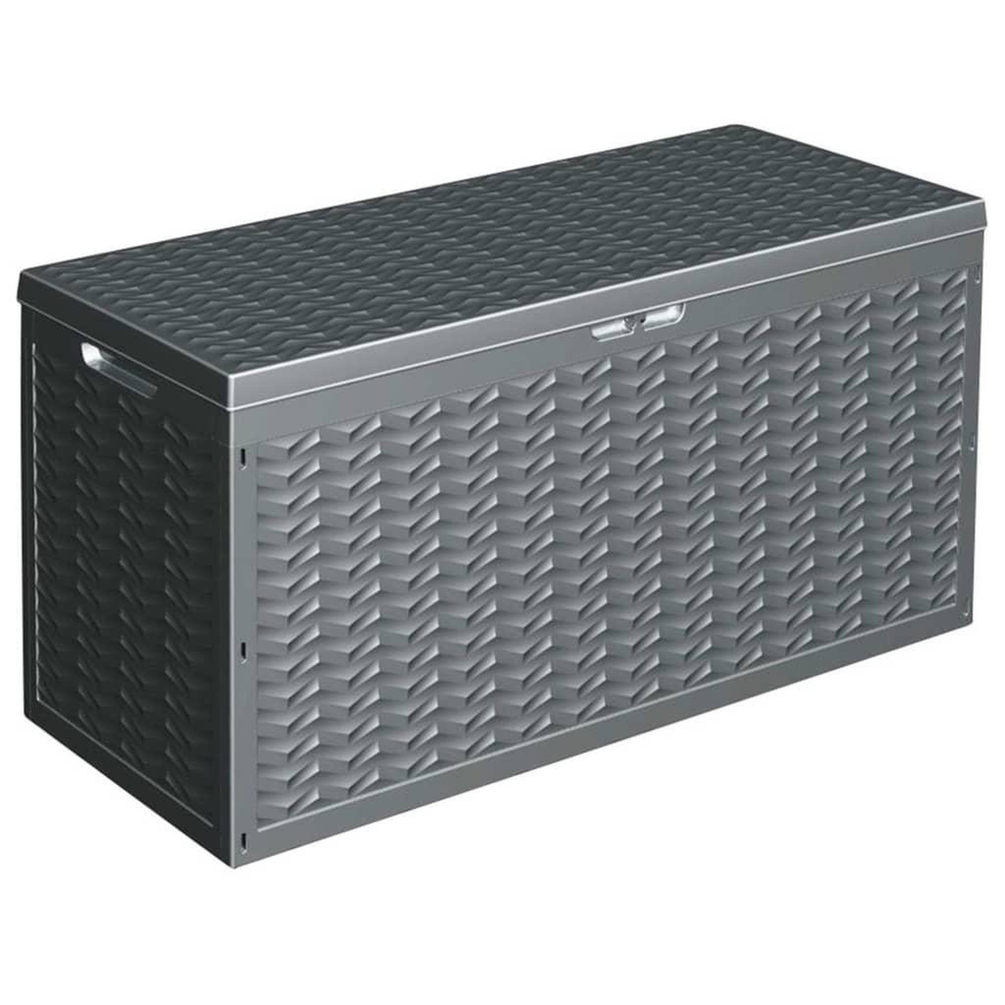 Voir la diapositive 1 : ProGarden ProGarden Boîte de rangement de jardin avec poignee 300 L Gris