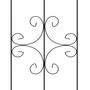 Voir la diapositive 5 : OUTSUNNY Lot de 2 treillis de jardin support pour plantes grimpantes acier noir