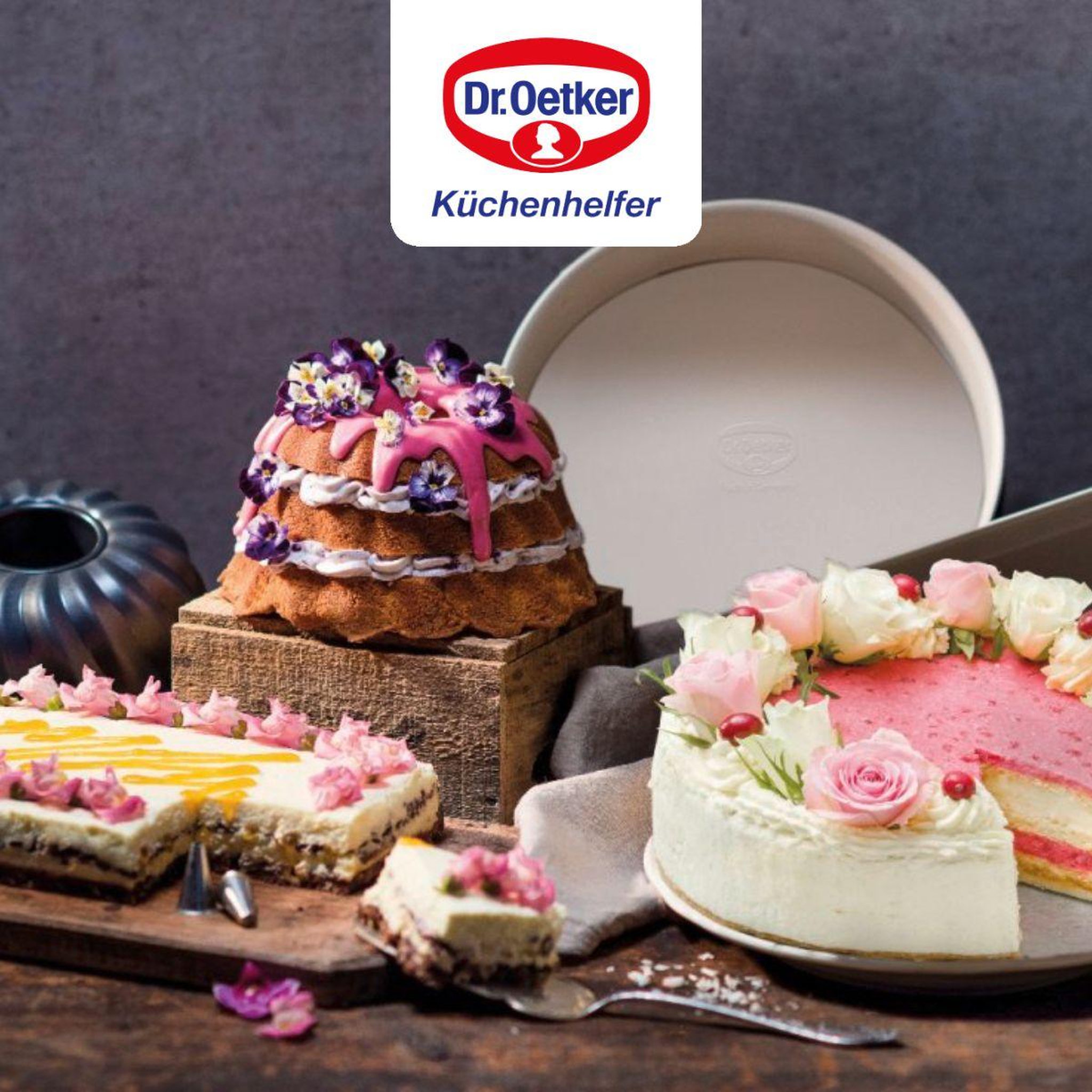 Voir la diapositive 6 : DR.OETKER Moule à manqué et à savarin double fond 28 cm dr.oetker back trend
