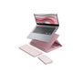Voir la diapositive 1 : Logitech Clavier Logitech Casa Pop Up Desk Rose, support, clavier sans fil, pavé tactile