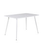 Voir la diapositive 1 : Paris Prix Table à Manger Design  Polar  120cm Blanc