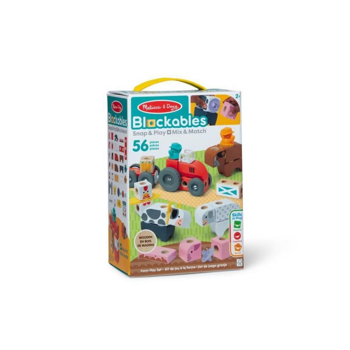 MELISSA & DOUG La ferme - 56 pieces - Blockables - Mélissa & Doug