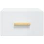 Voir la diapositive 5 : VIDAXL Tables de chevet murales 2 pcs blanc brillant 35x35x20 cm