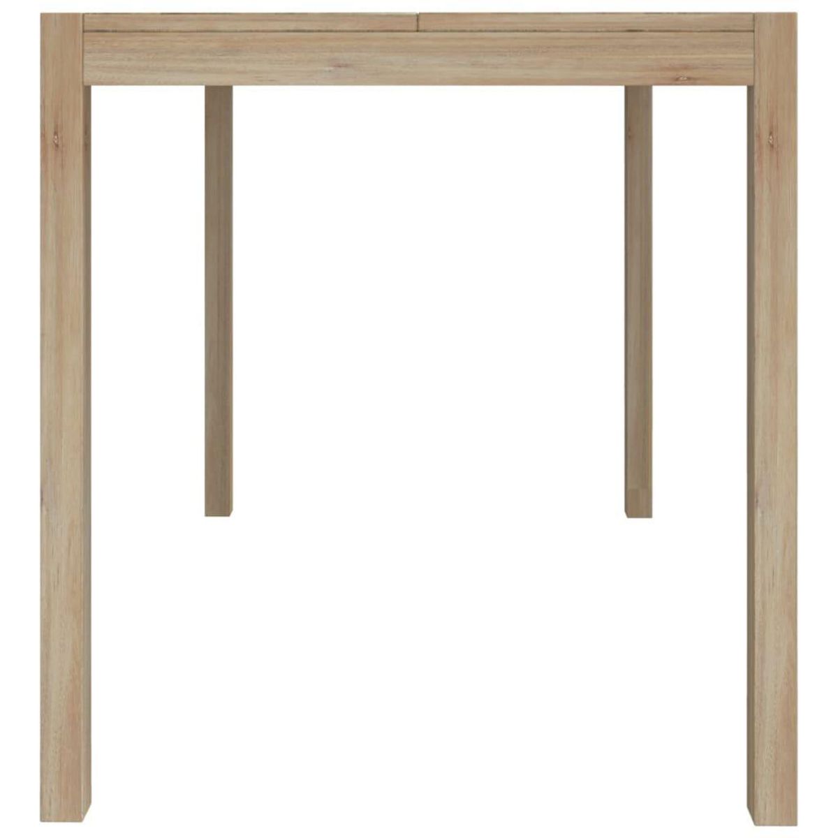 VIDAXL Table a manger 110x70x75 cm bois d'acacia solide