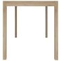 Voir la diapositive 5 : VIDAXL Table a manger 110x70x75 cm bois d'acacia solide