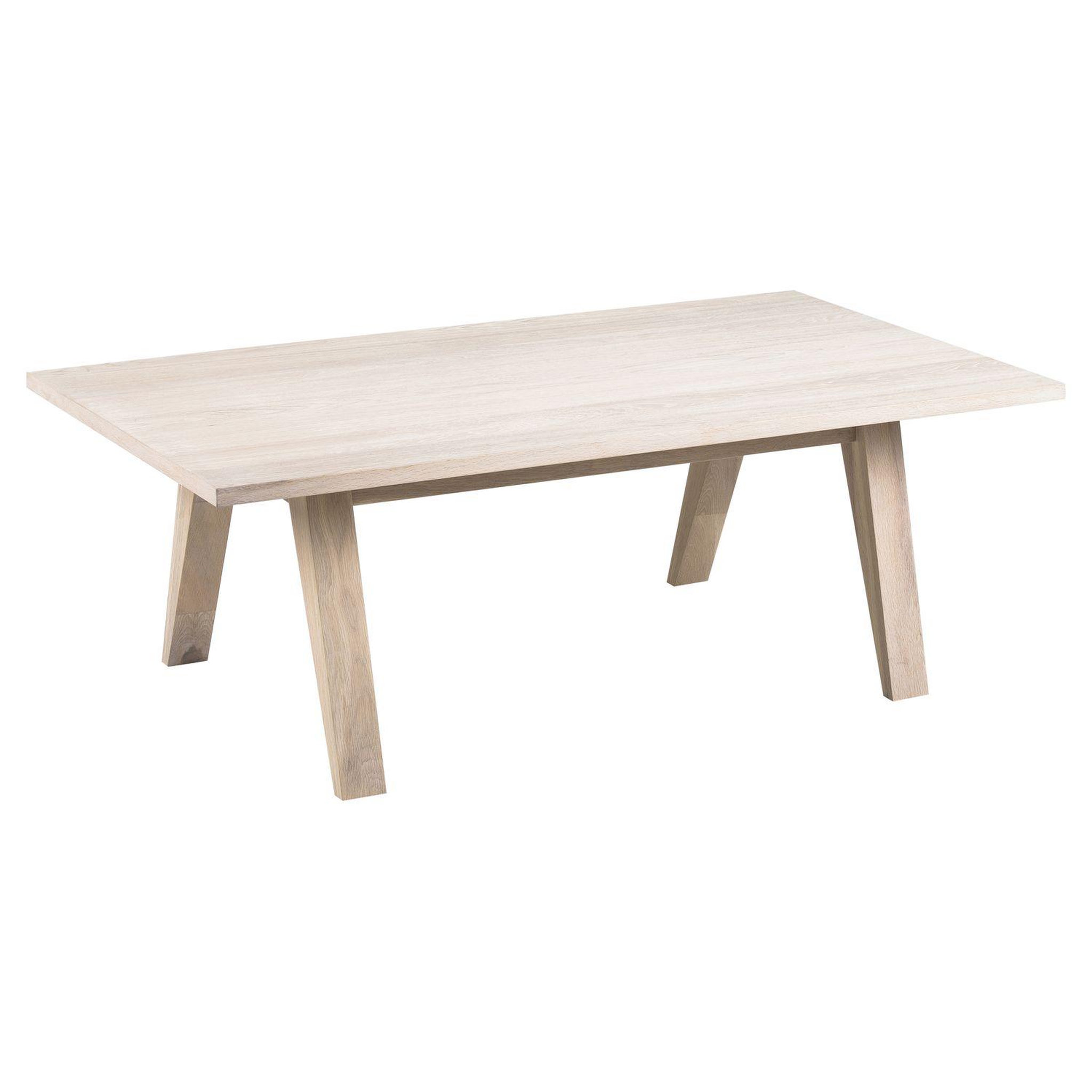 TOILINUX Table basse en panneaux de particules rectangulaire - beige