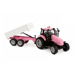 GLOB KIDS Kids Globe Die-cast Tactor with Trailer - Pink