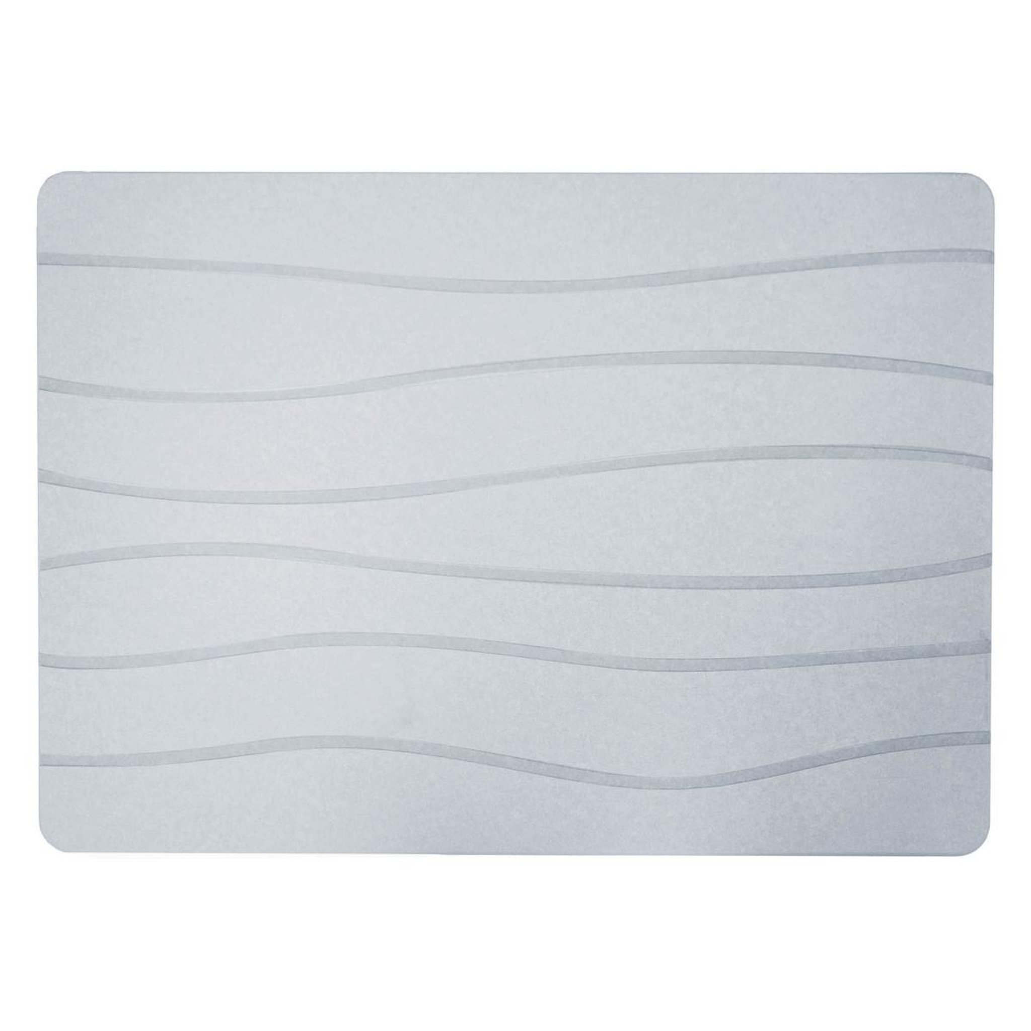 Douceur d'Intérieur Tapis de bain en diatomite  ondelina  50x70cm gris