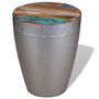Voir la diapositive 3 : VIDAXL Tabouret aviateur Bois de recuperation massif