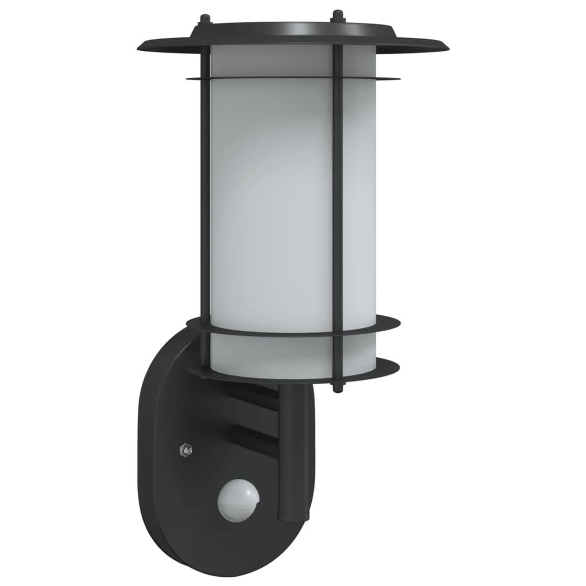 Voir la diapositive 2 : VIDAXL Applique murale d'exterieur avec capteur noir acier inoxydable