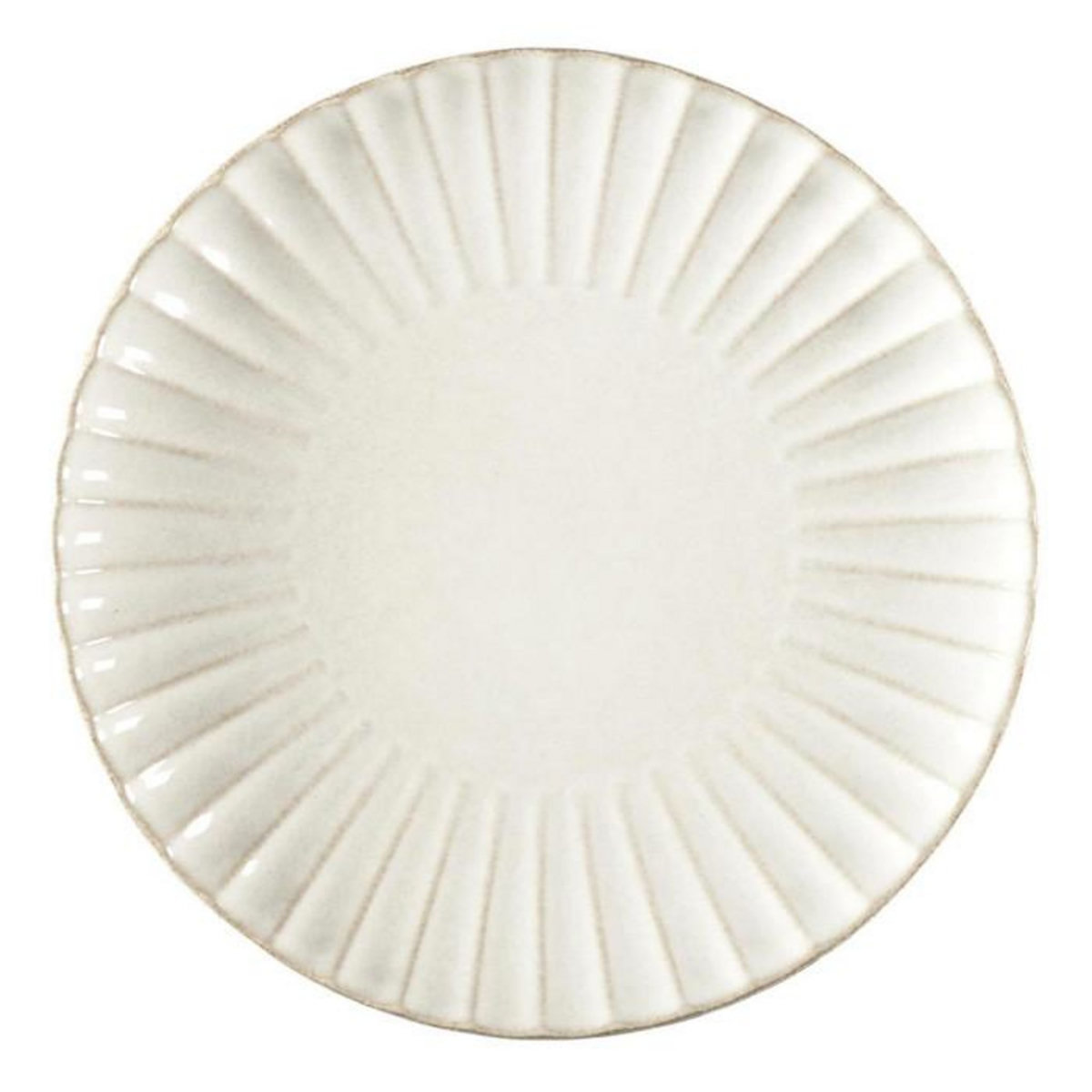 Paris Prix Lot de 6 Assiettes Plates  Vlora  27cm Beige