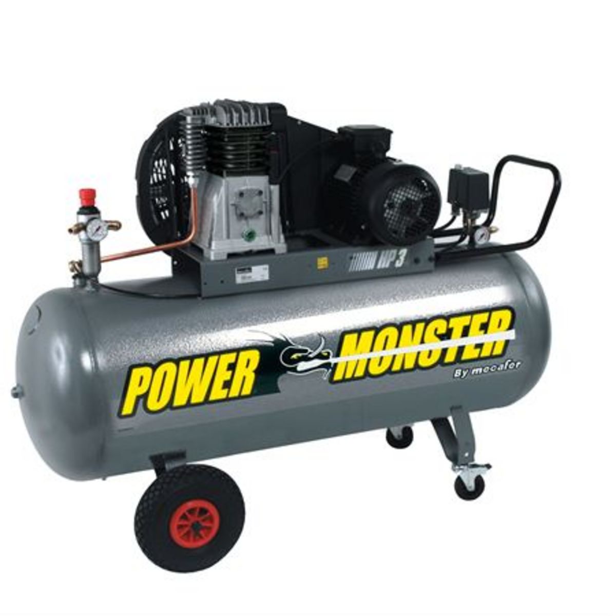 MECAFER Compresseur Power Monster 200L - 3CV - 10bars