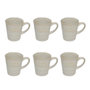 Voir la diapositive 1 : SECRET DE GOURMET Lot de 6 Mugs à Café  Joel  20cl Blanc