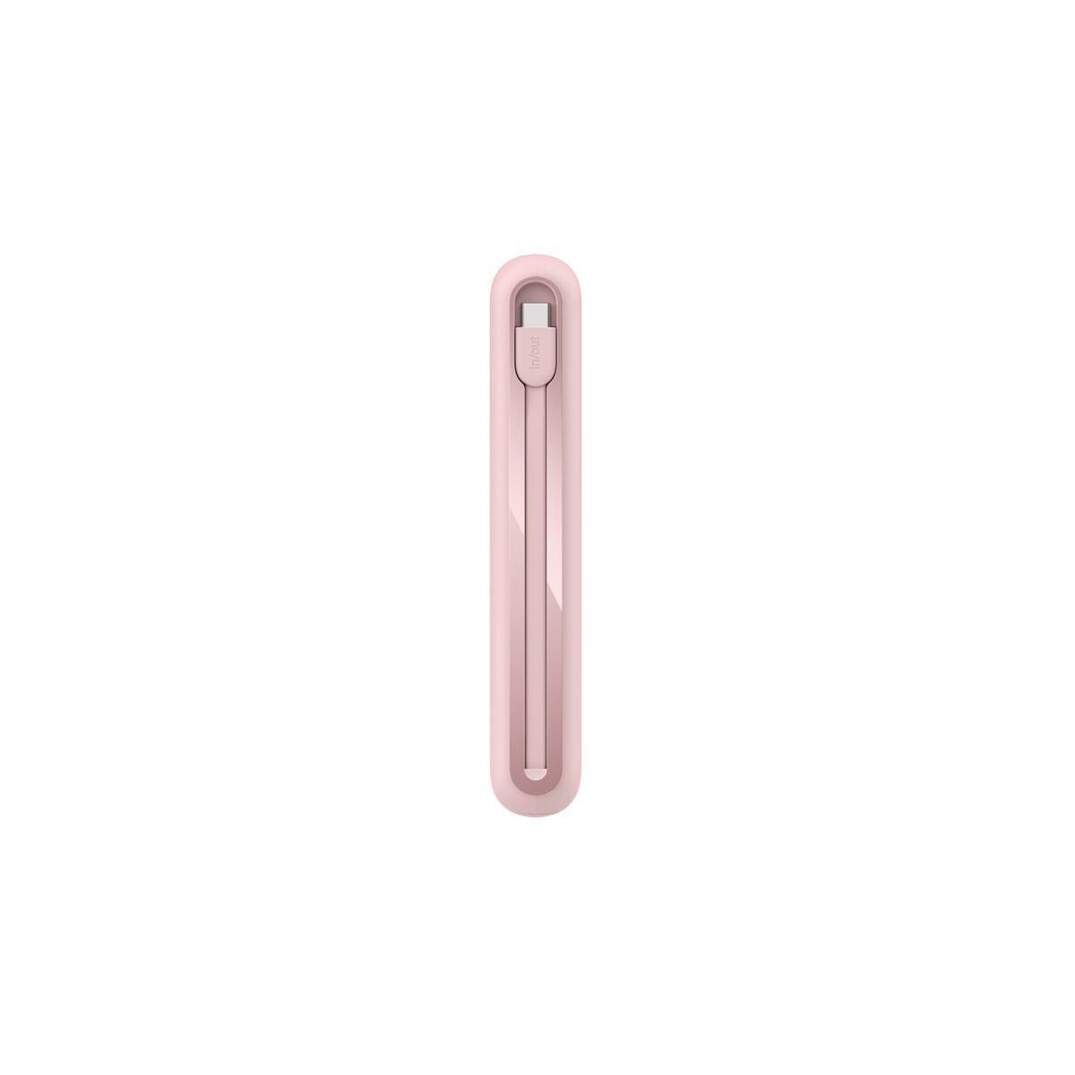 Belkin Batterie externe 20000 mAh avec cable USB-C intégre pink