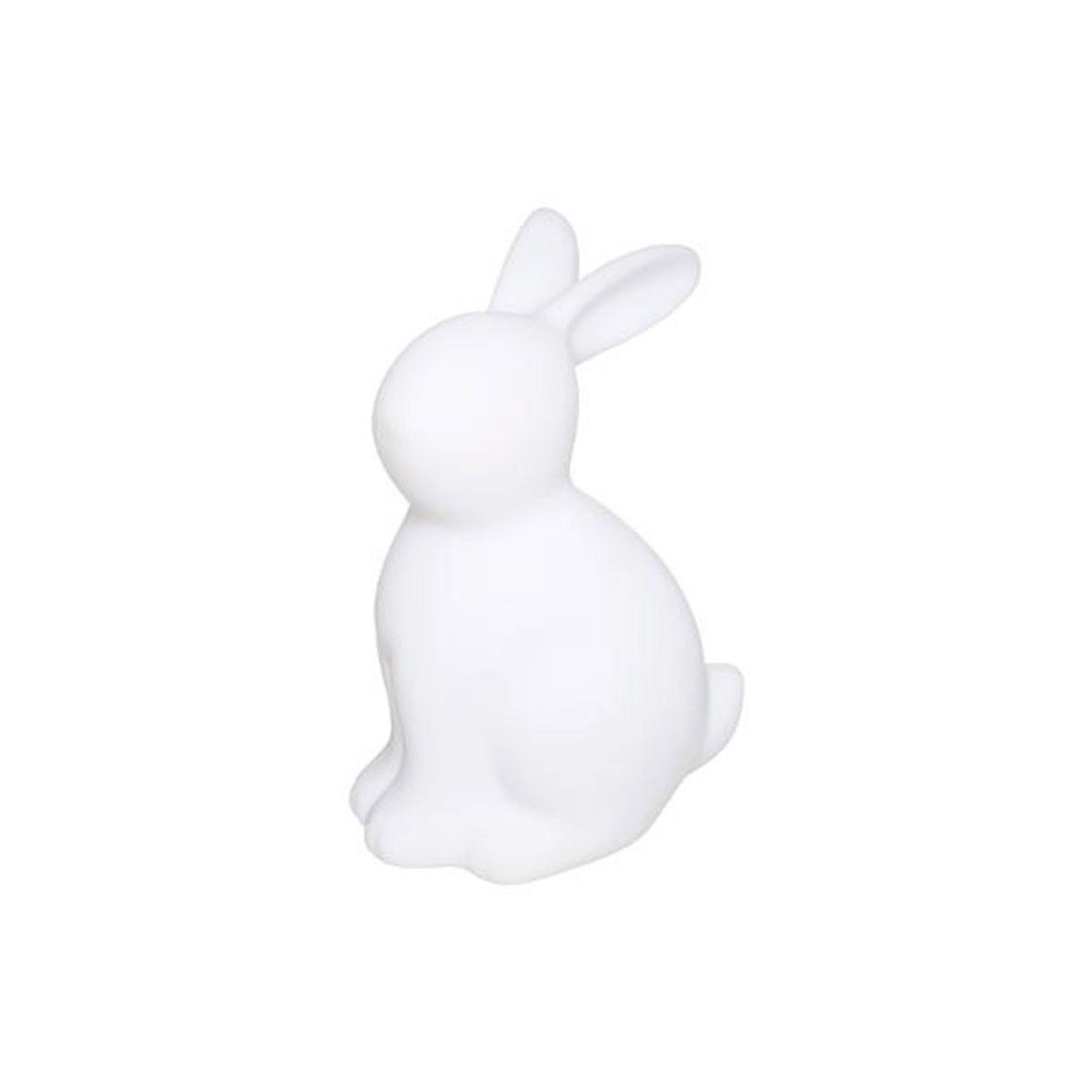 Voir la diapositive 1 : Atmosphera Kids Veilleuse enfant  lapin  21cm blanc