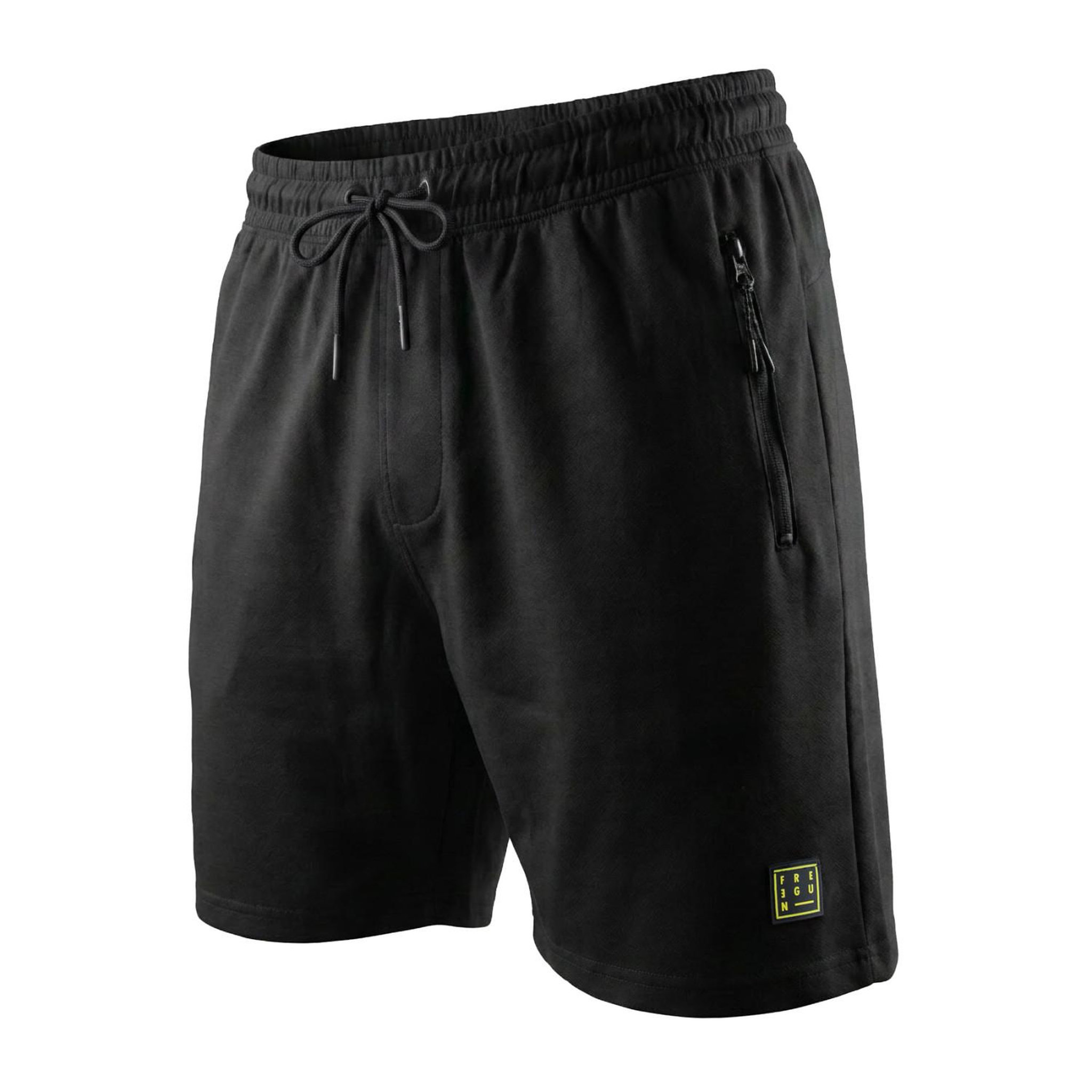 Voir la diapositive 2 : FREEGUN Short sport junior en interlock et patch rubber Clark