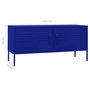 Voir la diapositive 6 : VIDAXL Meuble TV Bleu marine 105x35x50 cm Acier