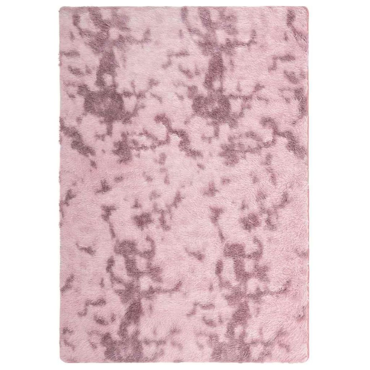 VIDAXL Tapis Shaggy a poils longs NAVARRA rose poudre 240x340 cm