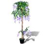 Voir la diapositive 1 : VIDAXL Wisteria artificiel avec Pot 120 cm